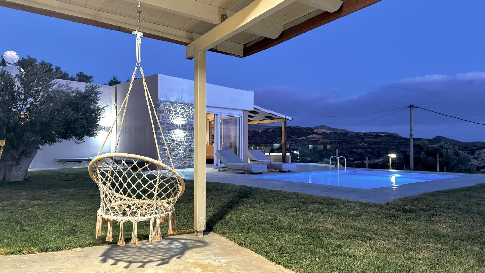 Villa Michael Triopetra Private Villa, Private Swimming Pool, Garden, Panoramic Sunset Exterior photo