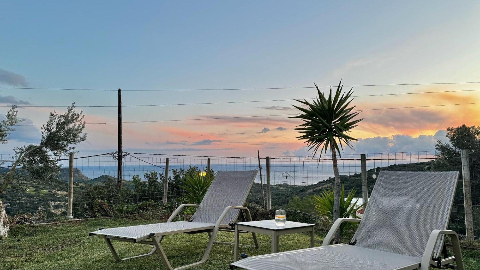 Villa Michael Triopetra Private Villa, Private Swimming Pool, Garden, Panoramic Sunset Exterior photo